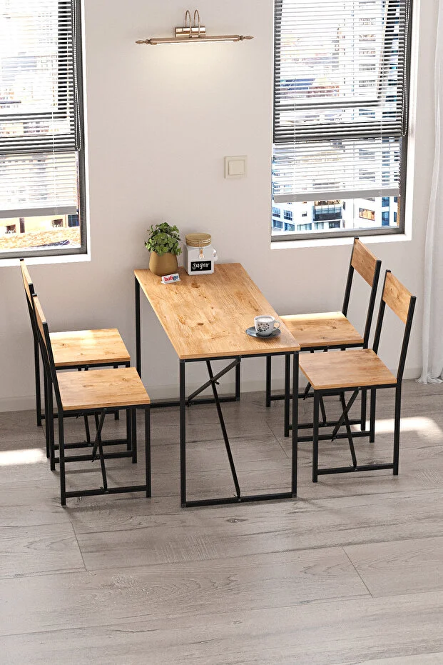 4lü Mutfak Seti Mutfak Masa ve Sandalye Seti